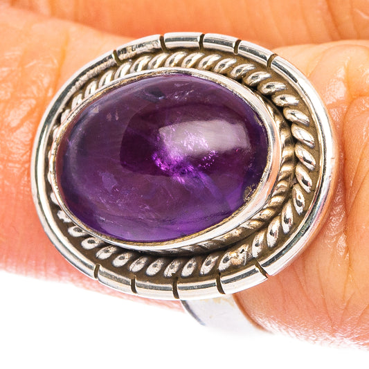 Amethyst 925 Sterling Silver Ring Size 5 (925 Sterling Silver) R6255