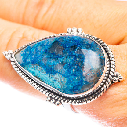 Large Apatite Ring Size 9 (925 Sterling Silver) R142717