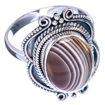 Botswana Agate Ring Size 10.75 (925 Sterling Silver) R144452