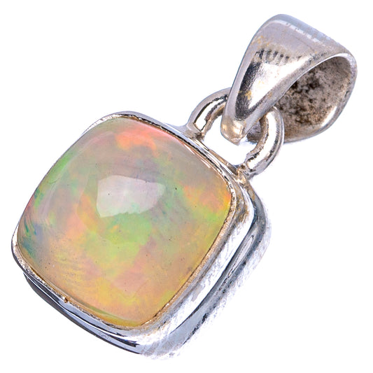 Rare Large Ethiopian Opal Pendant 3/4" (925 Sterling Silver) P43420