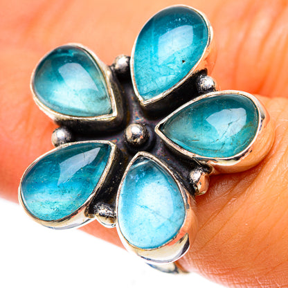 Blue Fluorite Ring Size 6.75 (925 Sterling Silver) RING138519