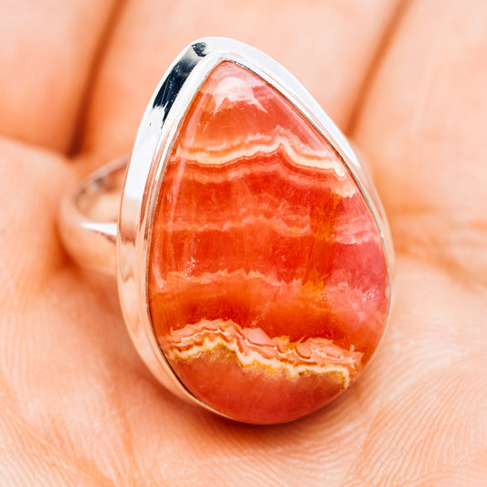 Premium Rhodochrosite Ring Size 6 (.925 Sterling Silver)