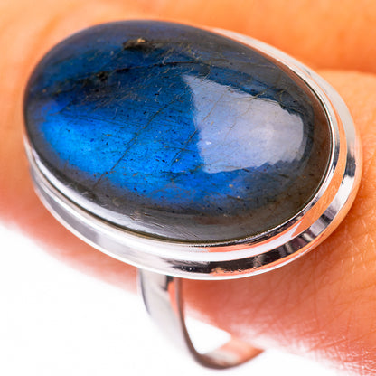 Labradorite Ring Size 10.75 (925 Sterling Silver) R140506
