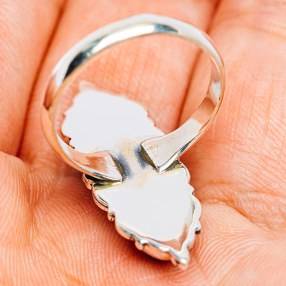 Labradorite Boho Ring Size 7.25 (.925 Sterling Silver)