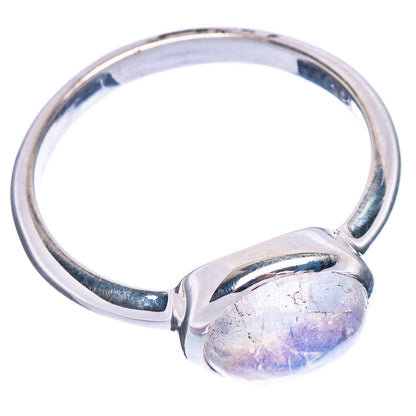 Rainbow Moonstone Ring Size 6.75 (925 Sterling Silver) R147165