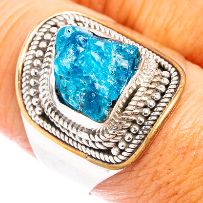 (Classic Series) Apatite Ring Size 9 (.925 Sterling Silver)