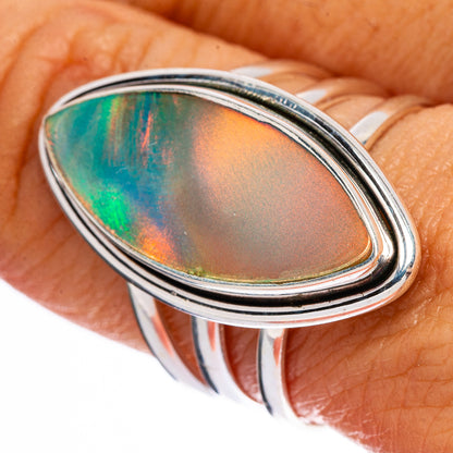 Aura Opal Ring Size 8.75 (925 Sterling Silver) R146476