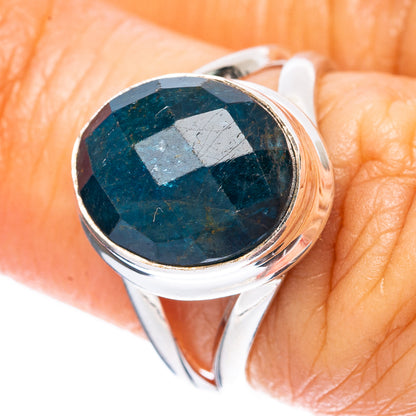 Rare Apatite Ring Size 6 (925 Sterling Silver) R4081