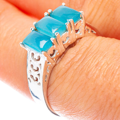 Chalcedony Ring Size 7.75 (925 Sterling Silver) R5677