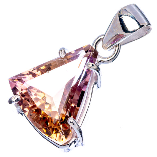Faceted Ametrine Pendant 1" (925 Sterling Silver) P42990