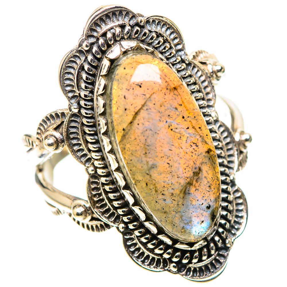 Labradorite Ring Size 7.75 (925 Sterling Silver) RING138522