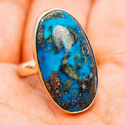 Persian Turquoise Ring Size 7.75 (German Silver)