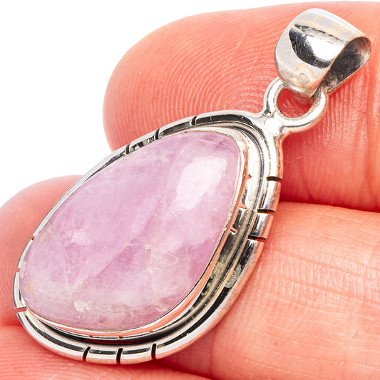 Rare Kunzite Pendant 1 3/8" (925 Sterling Silver) P44302