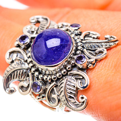 Signature Large Natural Tanzanite Ring Size 9 (925 Sterling Silver) RING138268