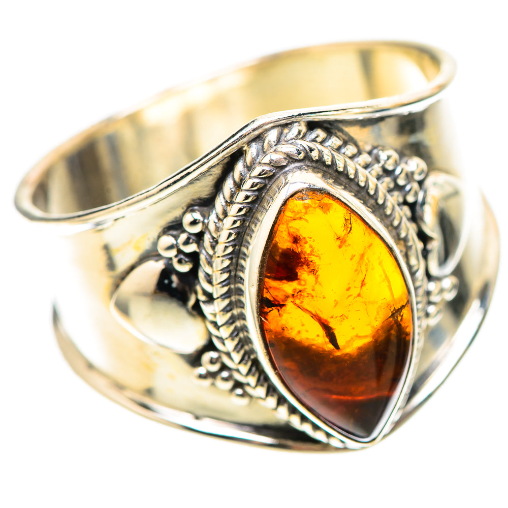 Baltic Amber Ring Size 10.25 (925 Sterling Silver) RING139164