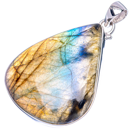Labradorite Pendant 1 7/8" (925 Sterling Silver) P42548