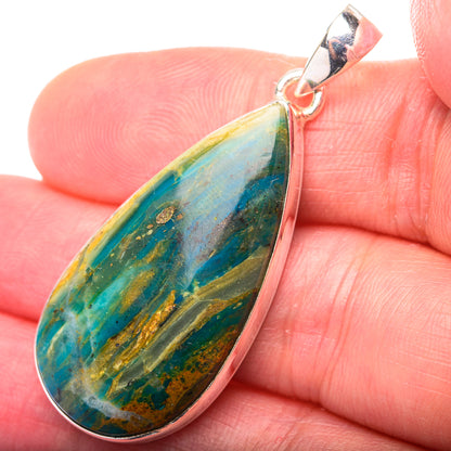Peruvian Opal Pendant 1 3/4" (925 Sterling Silver) PD38520