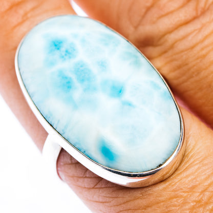 Larimar Ring Size 9.5 (.925 Sterling Silver)