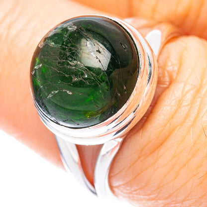 Rare Chrome Diopside Ring Size 7.75 (925 Sterling Silver) R2079