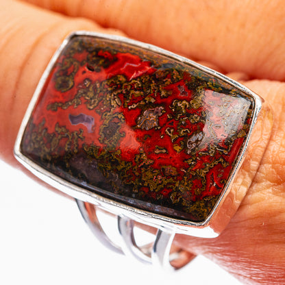 Moroccan Agate Ring Size 10.75 (925 Sterling Silver) R142058
