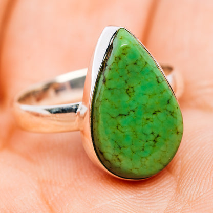 Tibetan Turquoise Ring Size 7 (.925 Sterling Silver)