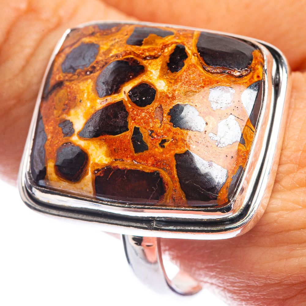 Large Chert Breccia Ring Size 11.5 (925 Sterling Silver) R144226
