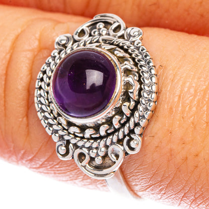 Amethyst Dainty Ring Size 8 (925 Sterling Silver) R1024