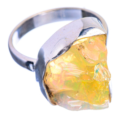 Raw Ethiopian Opal Ring Size 7.25 (925 Sterling Silver) R142400