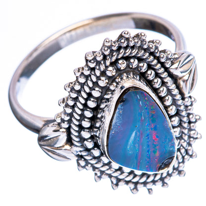 Rare Doublet Opal Ring Size 8 (925 Sterling Silver) R3202