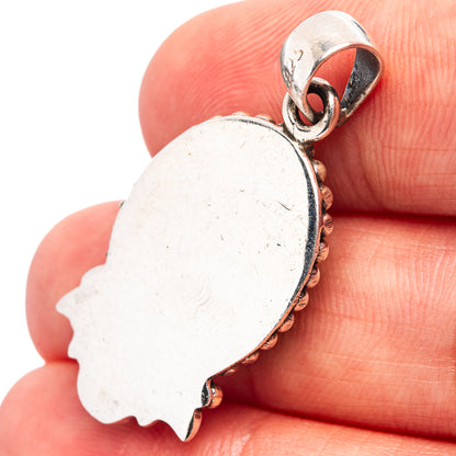 Aurora Opal Pendant 1 3/8" (.925 Sterling Silver)