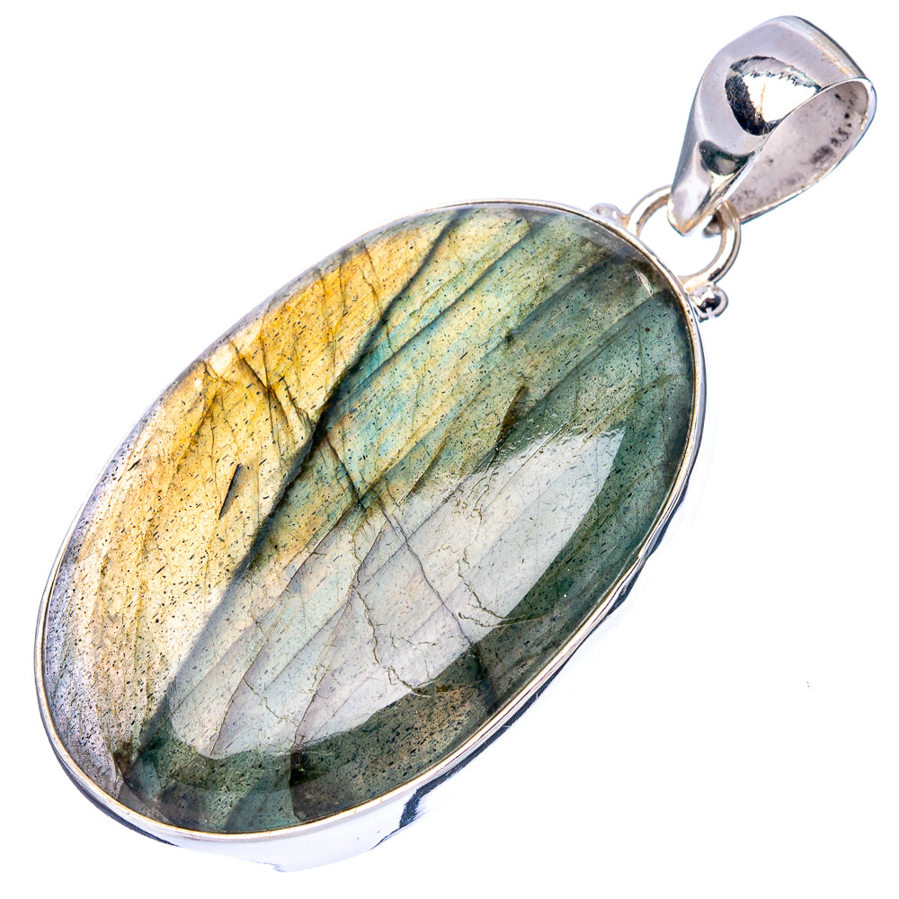 Labradorite Pendant 2" (925 Sterling Silver) P43176