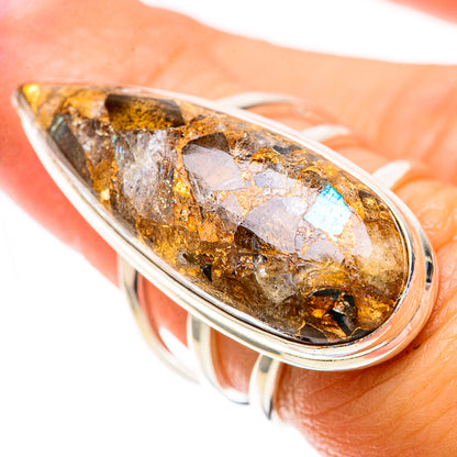 Large Brecciated Labradorite Ring Size 6.25 (925 Sterling Silver) RING137938