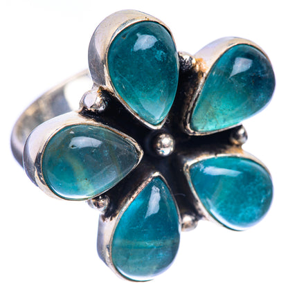 Blue Fluorite Ring Size 7 (925 Sterling Silver) R142923