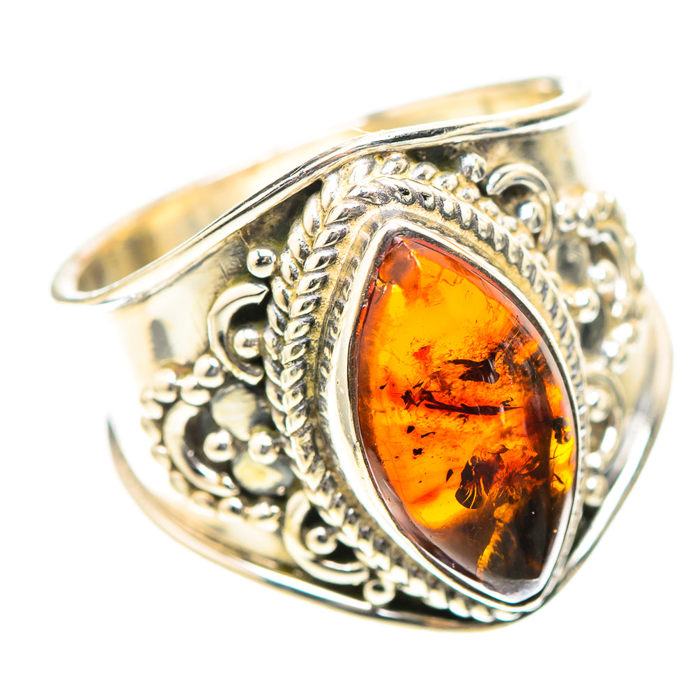 Baltic Amber Ring Size 7.25 (925 Sterling Silver) RING139210