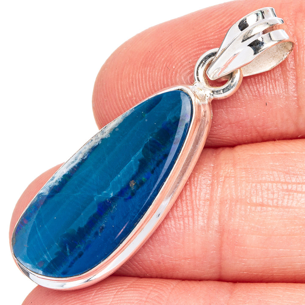 Rare Doublet Opal Pendant 1 1/2" (925 Sterling Silver) P40542