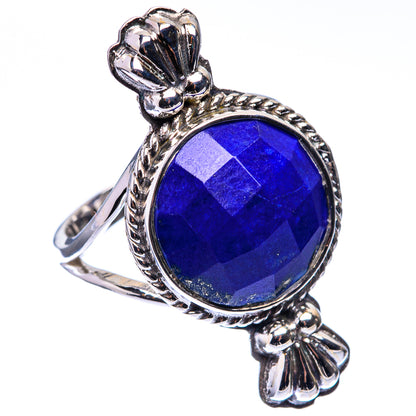 Premium Lapis Lazuli Ring Size 7.25 (925 Sterling Silver) R141788