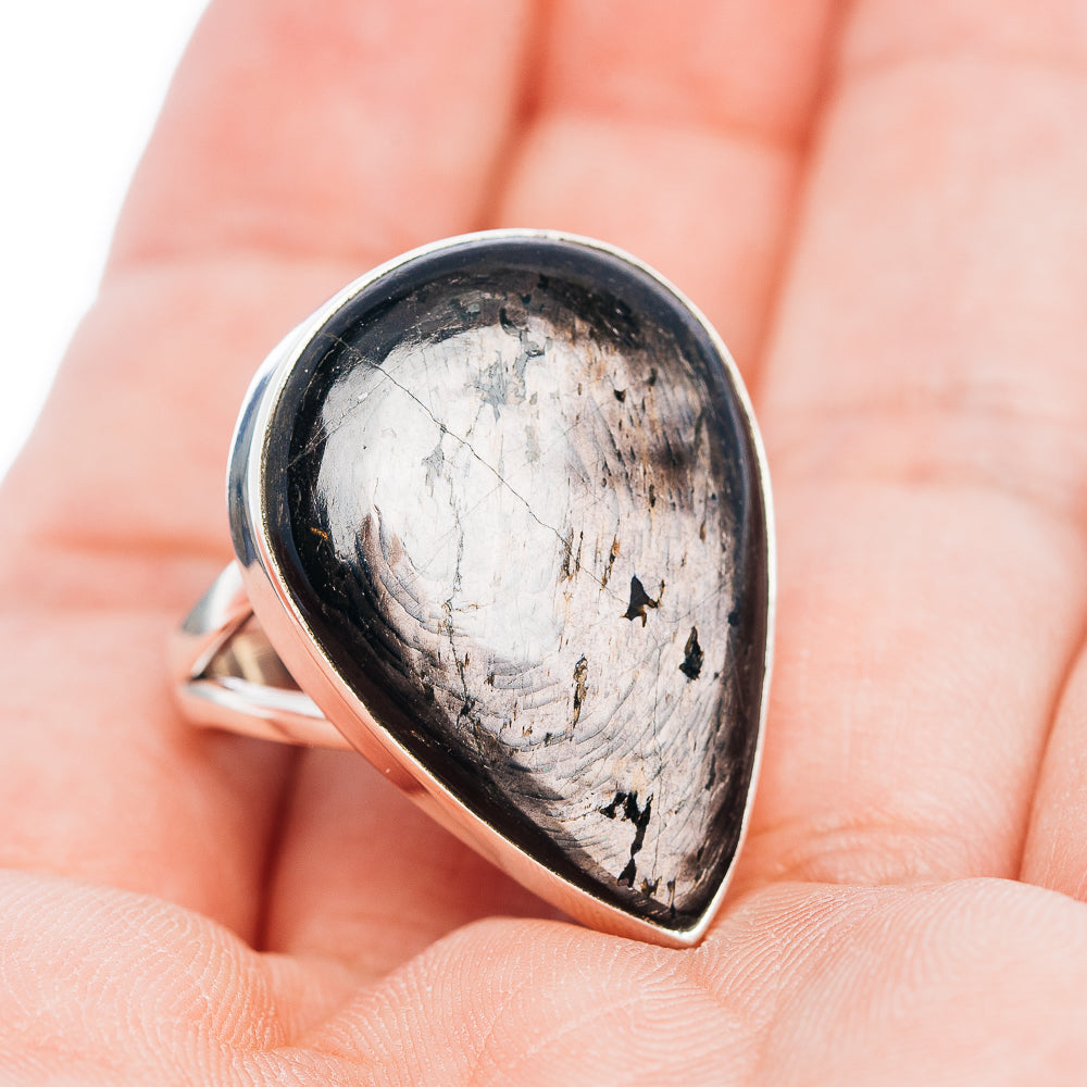 Premium Hypersthene Ring Size 9.5 (.925 Sterling Silver)