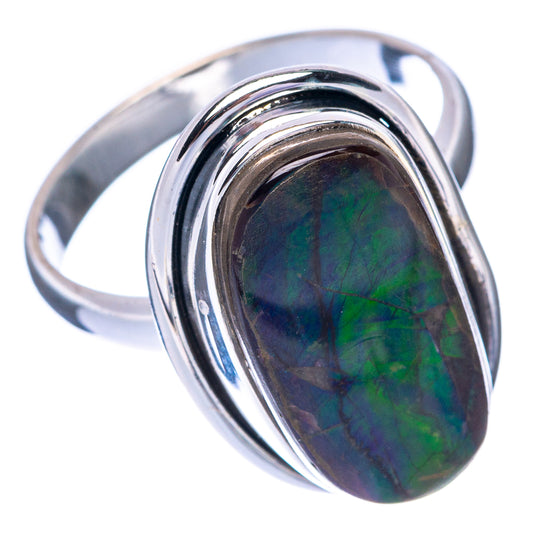 Ammolite Ring Size 6.5 (925 Sterling Silver) R144956