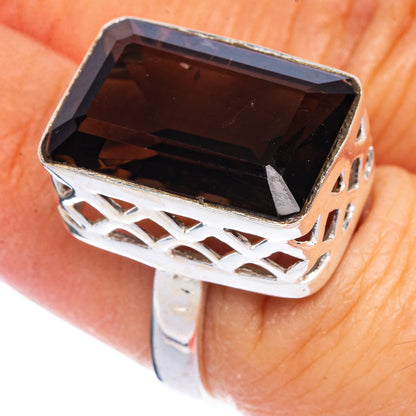 Smoky Quartz Ring Size 6.5 (925 Sterling Silver) R147105