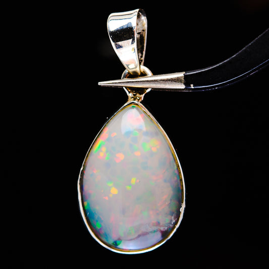 Premium Ethiopian Opal Pendant 1 1/4" (.925 Sterling Silver)