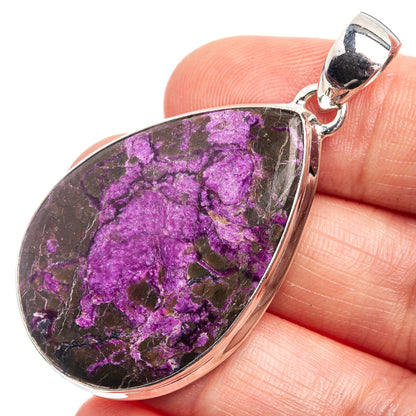 Stichtite Pendant 1 7/8" (925 Sterling Silver) P39041