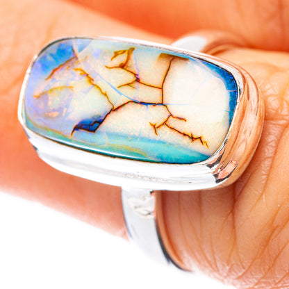 Rare Sterling Opal Ring Size 6.25 (925 Sterling Silver) R2223