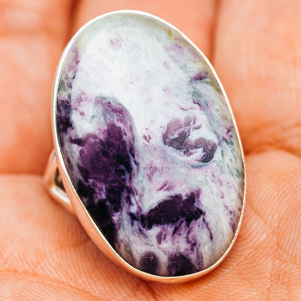 Premium Kammererite Ring Size 6.25 (.925 Sterling Silver)
