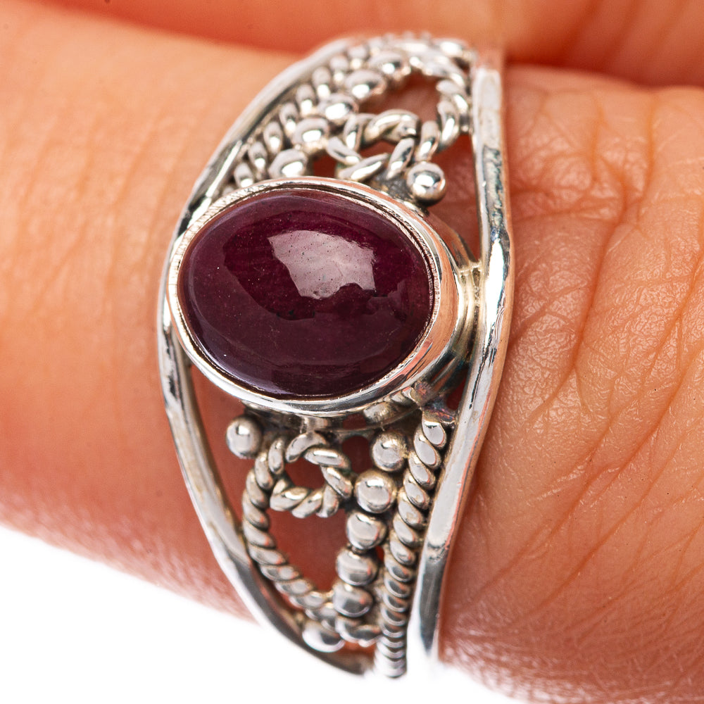 Rose Quartz Dainty Ring Size 7 (925 Sterling Silver) R145262