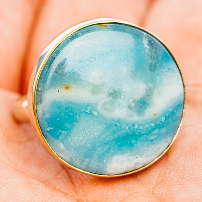 Peruvian Opal Ring Size 8.25 (German Silver)