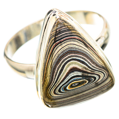 Fordite 925 Sterling Silver Ring Size 11.75 (925 Sterling Silver) RING139548