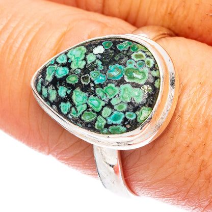 Rare Arizona Spiderweb Turquoise Ring Size 9 (925 Sterling Silver) R4757