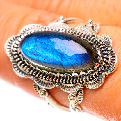 Labradorite Ring Size 8.25 (925 Sterling Silver) RING138348