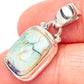 Rare Sterling Opal Pendant 1 1/8" (925 Sterling Silver) P42971