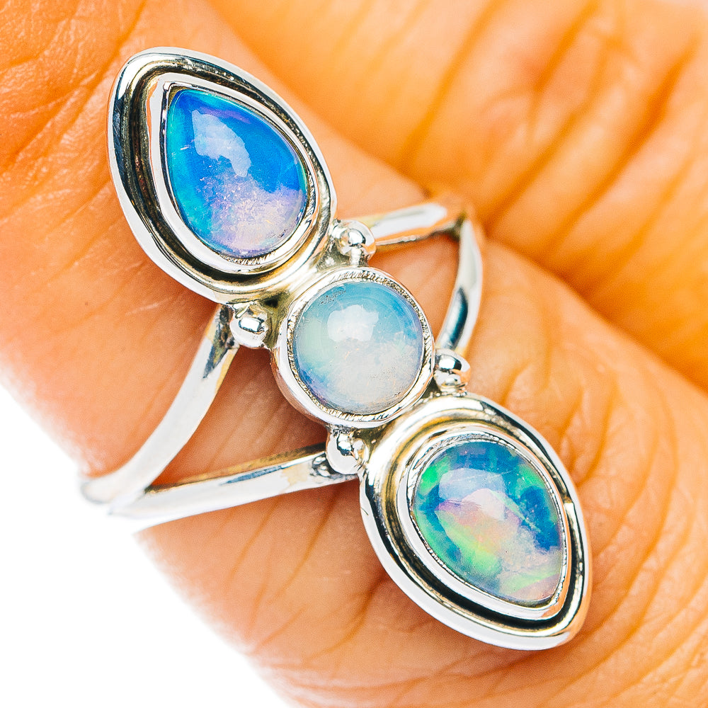 Ethiopian Opal Ring Size 6.25 (.925 Sterling Silver)